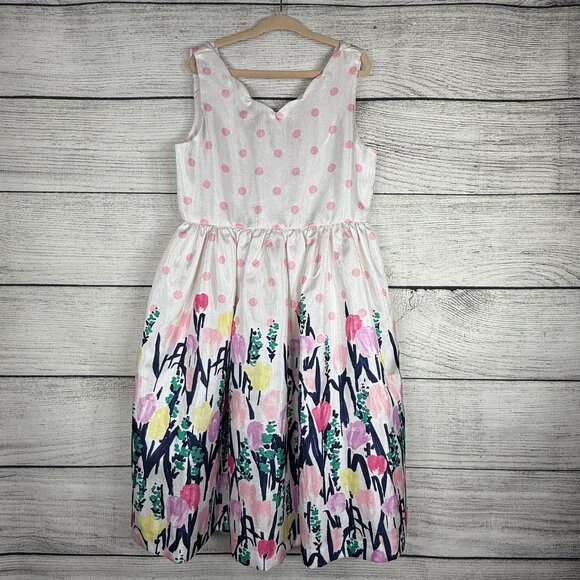 Gymboree Other - Gymboree Tulip Polka Dots Easter Spring Sleeveless Dress Size 7